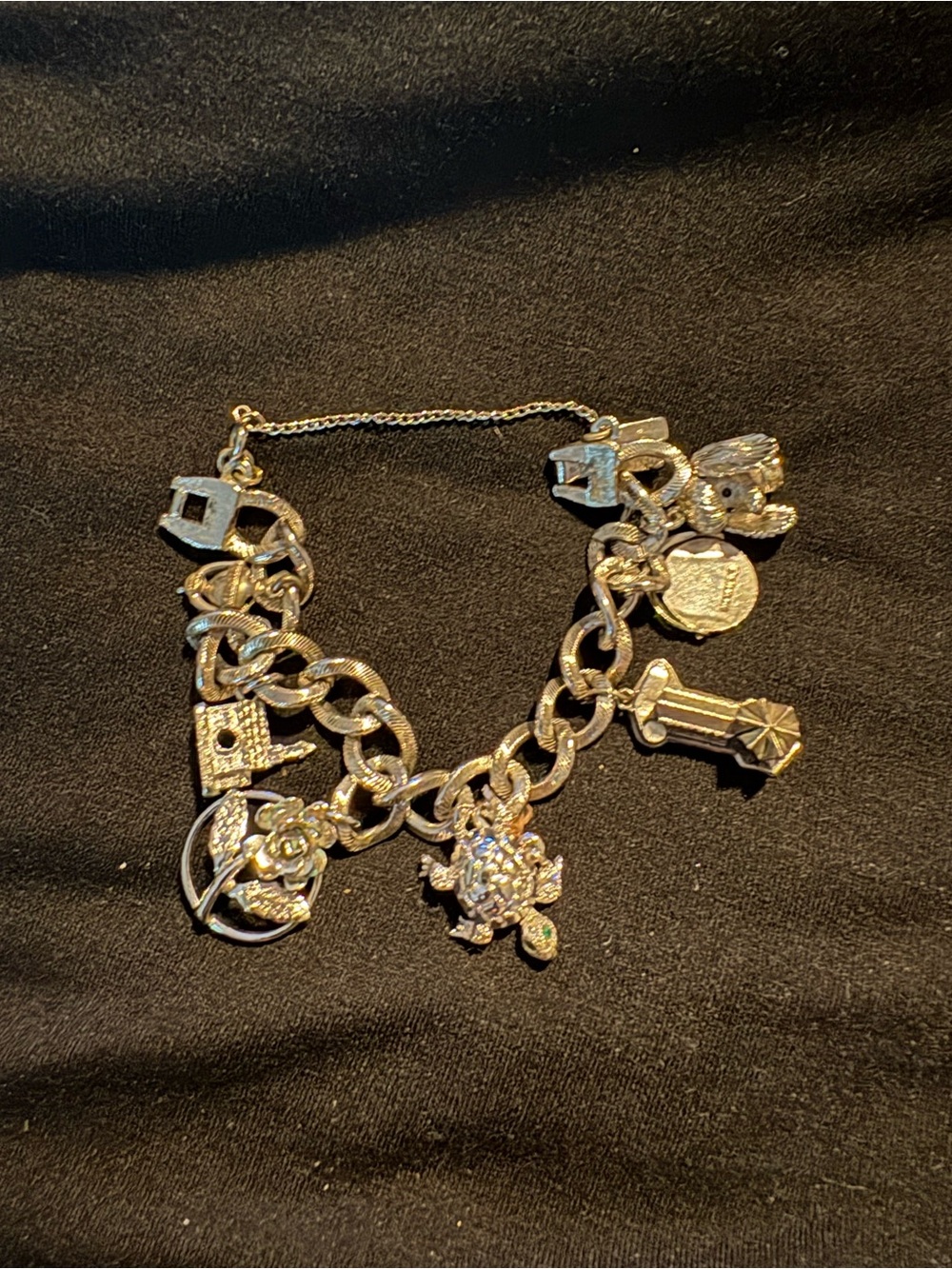 Silver-Tone charm bracelet